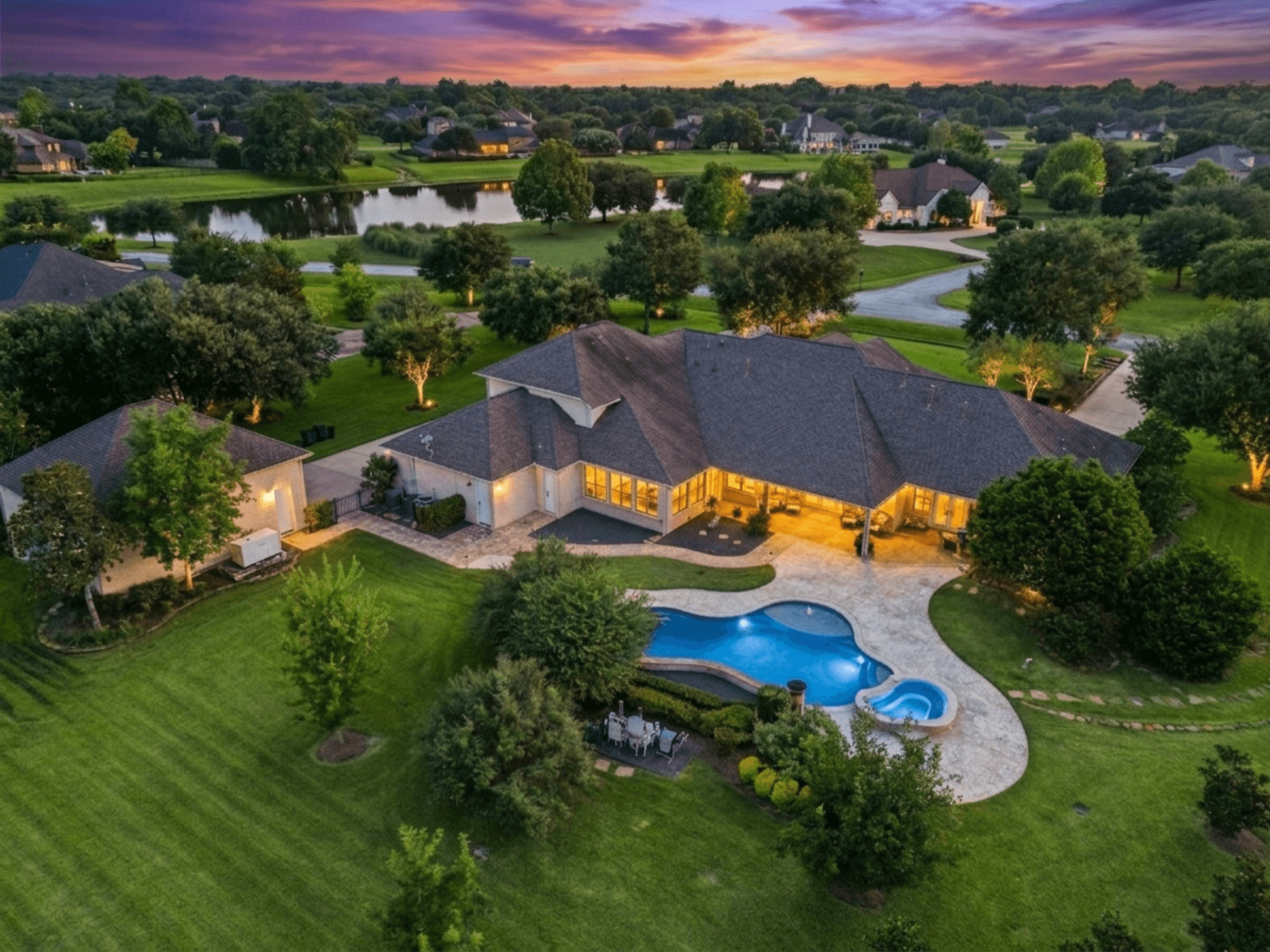 Behind the Gates on 1.5 Acres in Richmond, TX